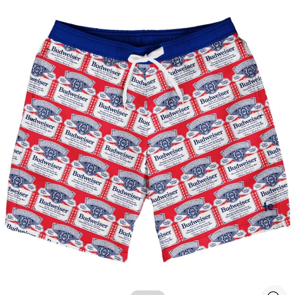 Budweiser swim shorts